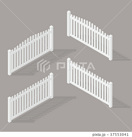 set of wooden fence set of wooden fence 37553041