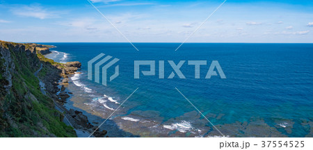 沖縄県 伊江島 湧出(わじー)湧出展望台 沖縄県 伊江島 湧出(わじー)湧出展望台 37554525