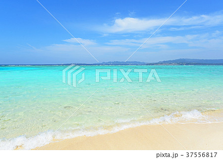 沖縄の美しい海とさわやかな空 37556817