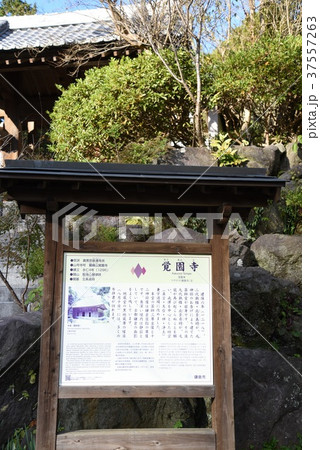 鎌倉　覚園寺　看板 37557263