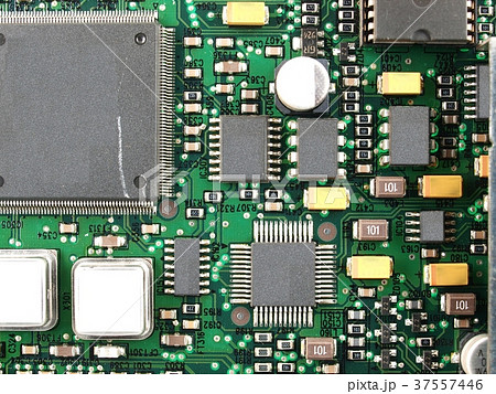 old dirty micro computer electronics circuit board old dirty micro computer electronics circuit board 37557446
