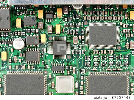 old dirty micro computer electronics circuit board old dirty micro computer electronics circuit board 37557448