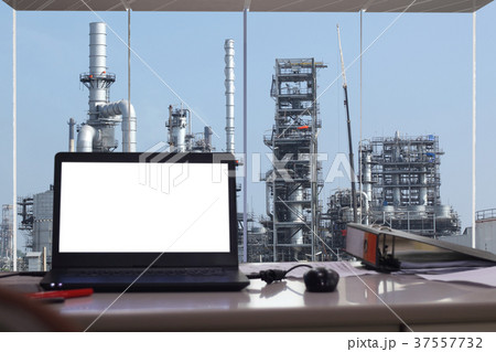 computer laptop on table at office computer laptop on table at office 37557732