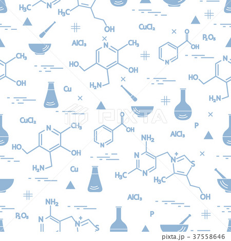 Seamless pattern with variety scientific, 37558646