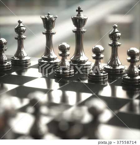Chess Pieces Gameboard Chess Pieces Gameboard 37558714