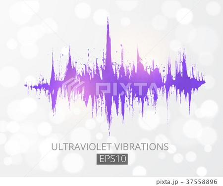 Ultraviolet purple amplitude modulation. Spectrum Ultraviolet purple amplitude modulation. Spectrum 37558896