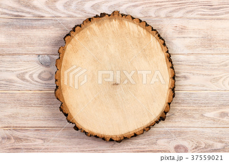 sawed wood on a wooden background. Top view sawed wood on a wooden background. Top view 37559021