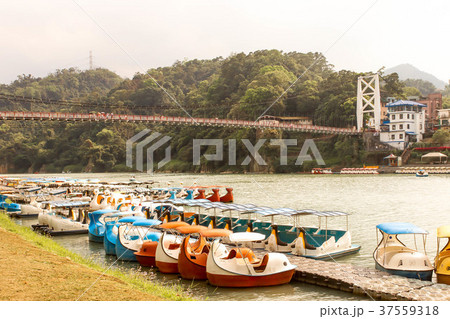Close up Lanscape Riverside area of Bitan Taipei 37559318