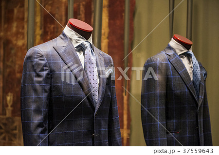 Men clothing on mannequins in Milan 37559643