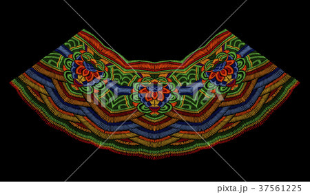Traditional embroidery clothes decoration 37561225