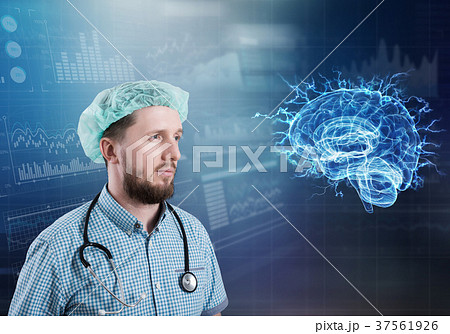 Modern medicine neurology concept Modern medicine neurology concept 37561926