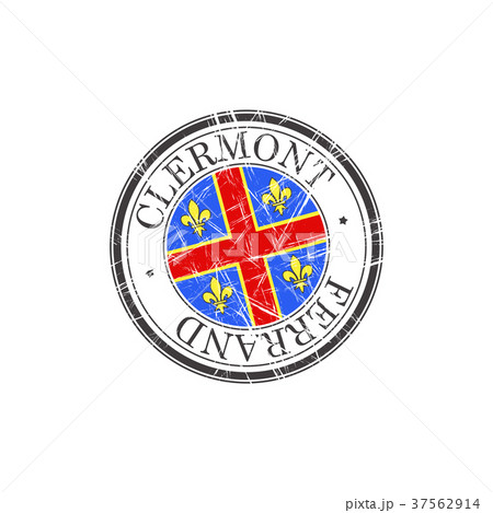 Clermont Ferrand city stamp 37562914