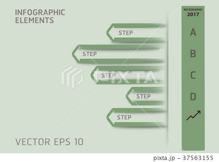 Creative infographics elements. EPS10.Business 37563155