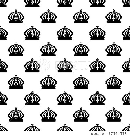 Crown pattern seamless 37564553