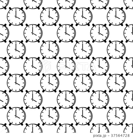 Clock pattern seamless 37564728