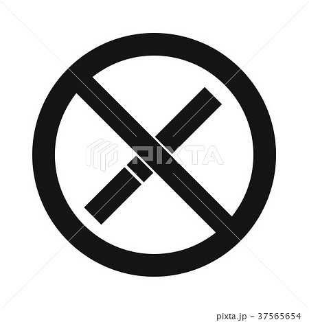 No smoking sign icon,simple style No smoking sign icon,simple style 37565654