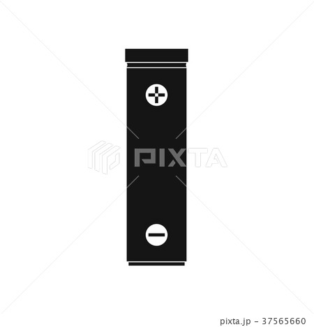 Battery icon, simple style Battery icon, simple style 37565660