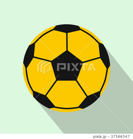 Soccer ball icon, flat style Soccer ball icon, flat style 37566547