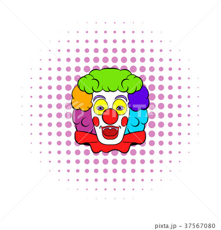 Clown icon, comics style 37567080