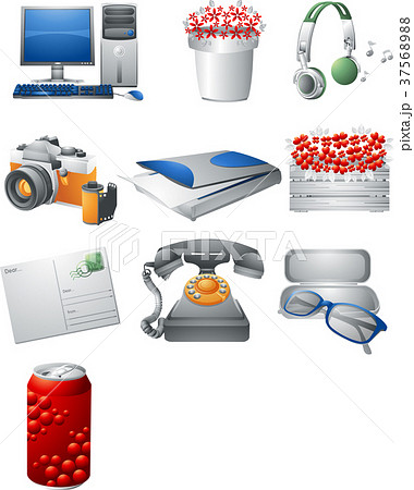生活用品 イラスト 図 37568988