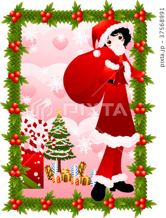 クリスマス 女性 女 37568991