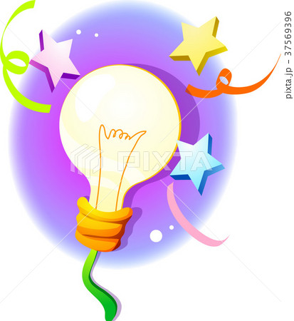 電球 アイコン デザインのイラスト素材