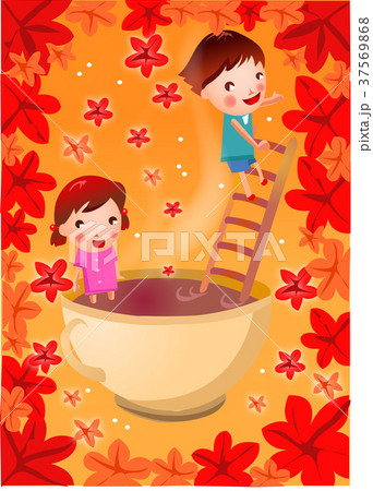子供 紅葉 マグ 37569868