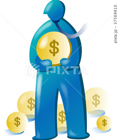 お金 コイン イラスト 37569910