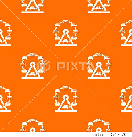 Giant ferris wheel pattern seamless Giant ferris wheel pattern seamless 37570702