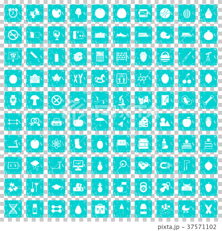 100 apple icons set grunge blue 100 apple icons set grunge blue 37571102