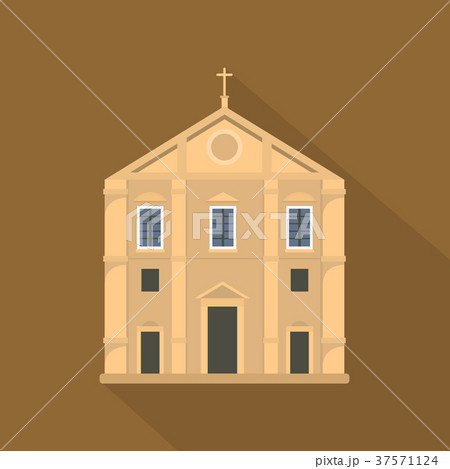 Church icon, flat style 37571124