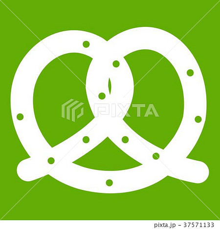 Pretzel icon green 37571133