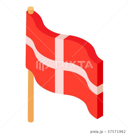Holland flag icon, isometric style 37571962