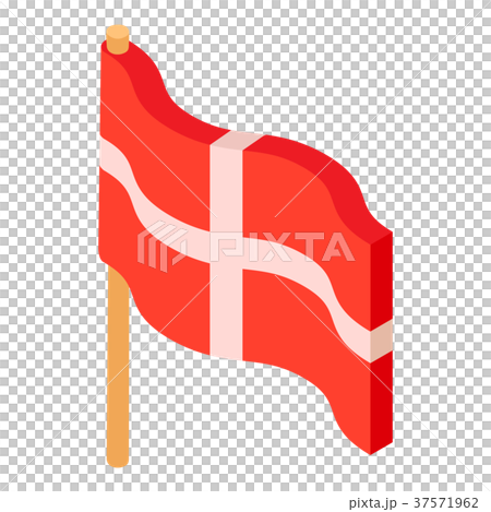 Holland flag icon, isometric style 37571962