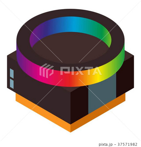 Holland muiseum icon, isometric style 37571982