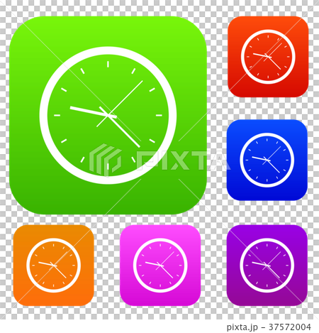 Wall clock set color collection Wall clock set color collection 37572004