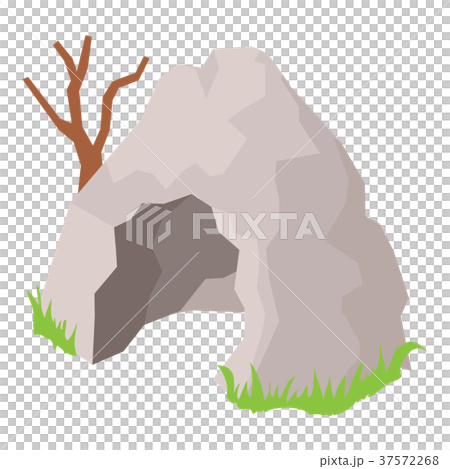 Cave icon, isometric style 37572268