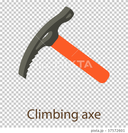 Climbing axe icon, isometric style 37572601