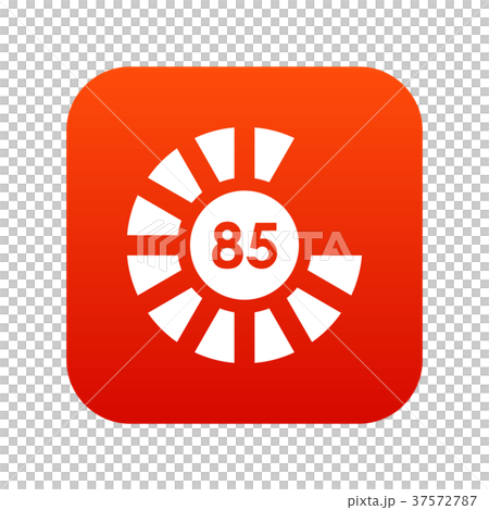 Sign 85 load icon digital red - Stock Illustration [37572787] - PIXTA