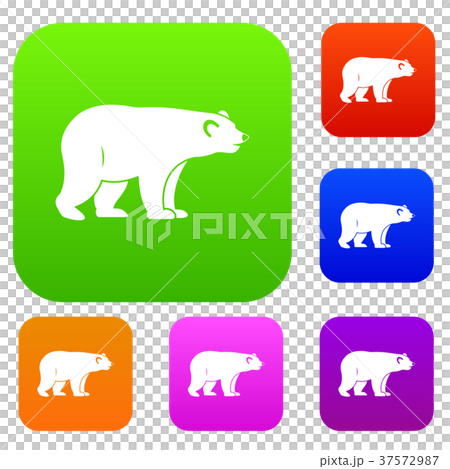 Wild bear set color collection Wild bear set color collection 37572987