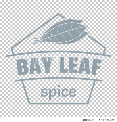 Bay leaf spice logo, simple gray style Bay leaf spice logo, simple gray style 37573086