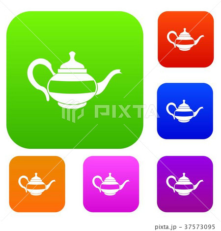 Teapot set color collection 37573095