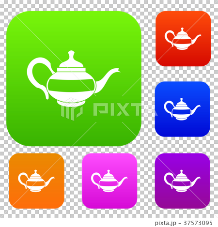 Teapot set color collection 37573095