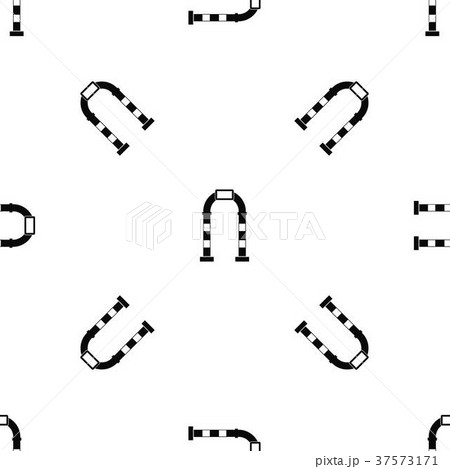 Arch pattern seamless black 37573171