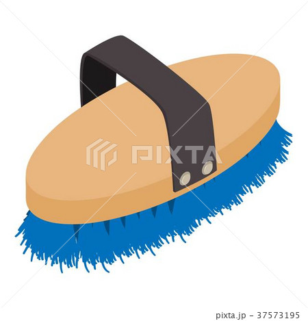 Hair brush icon, isometric style 37573195