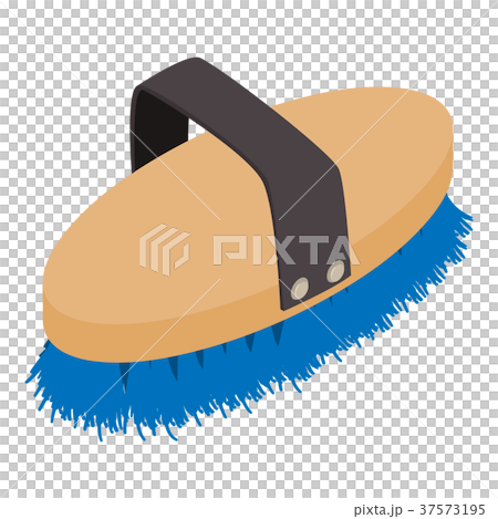 Hair brush icon, isometric style 37573195