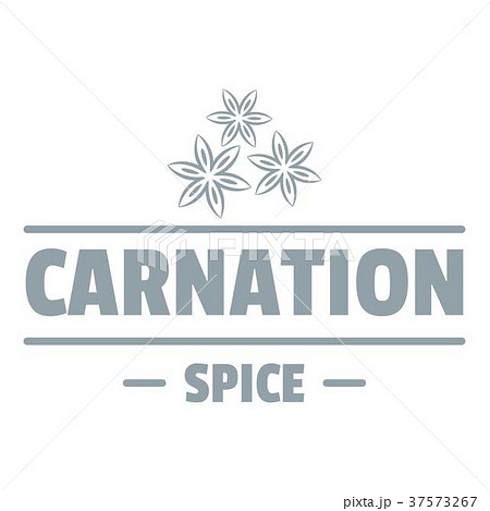 Carnation spice logo, simple gray style Carnation spice logo, simple gray style 37573267