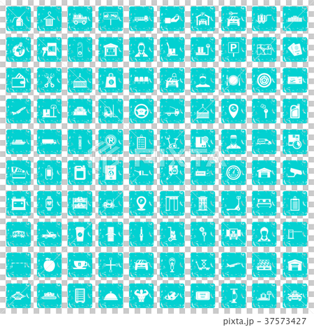 100 loader icons set grunge blue 37573427