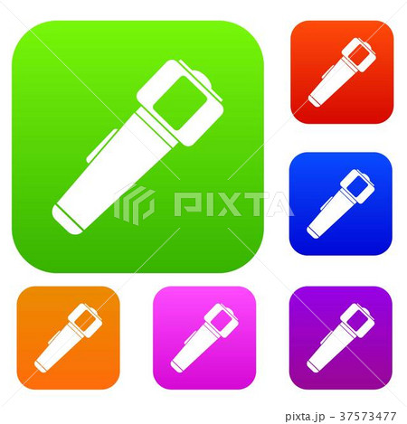 Hand flashlight set color collection 37573477