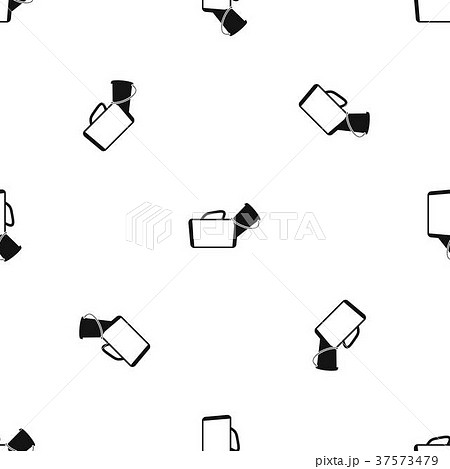 Medical bag pattern seamless black 37573479